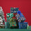 Christmas wrapping paper plaid snowflake green tree 1 pc 6