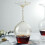 Hand-Blown Upside-Down Wine Glasses Borosilicate 10 oz 7