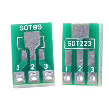 100Pcs SOT89 SOT223 To DIP PCB Transfer Board Pin Adapter Plate Double Sides 1.5Mm 2.3Mm To 2.54Mm Pin Pitch Pinboard