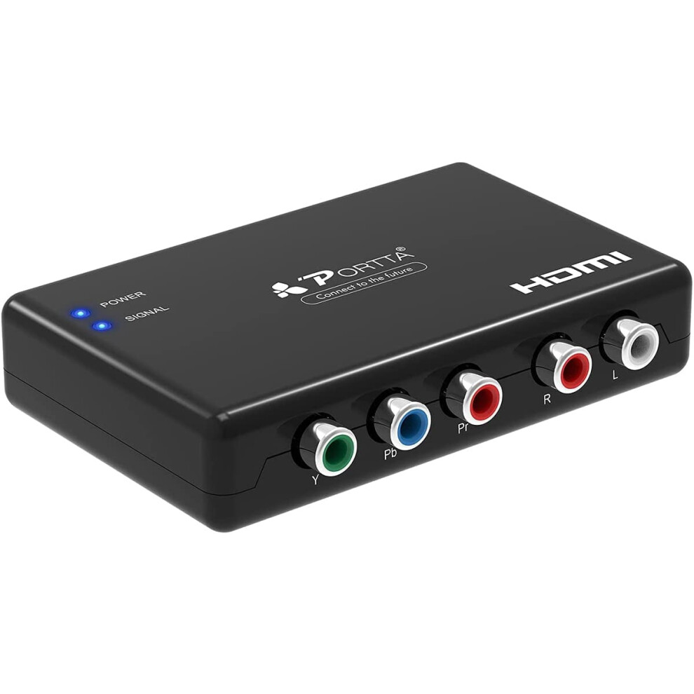 Component To Hdmi Converter 1080P Ypbpr Rgb Audio 9336866015461
