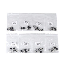 40 Stuks 8 Typen 7805 7809 7812 7815 7905 7912 7915 LM317 Transistor Assortiment Kit Set