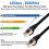 Καλώδιο Ethernet Cat8, 10FT2-Pack, Καλώδιο σύνδεσης υπολογιστή δικτύου υψηλής ταχύτητας, 2