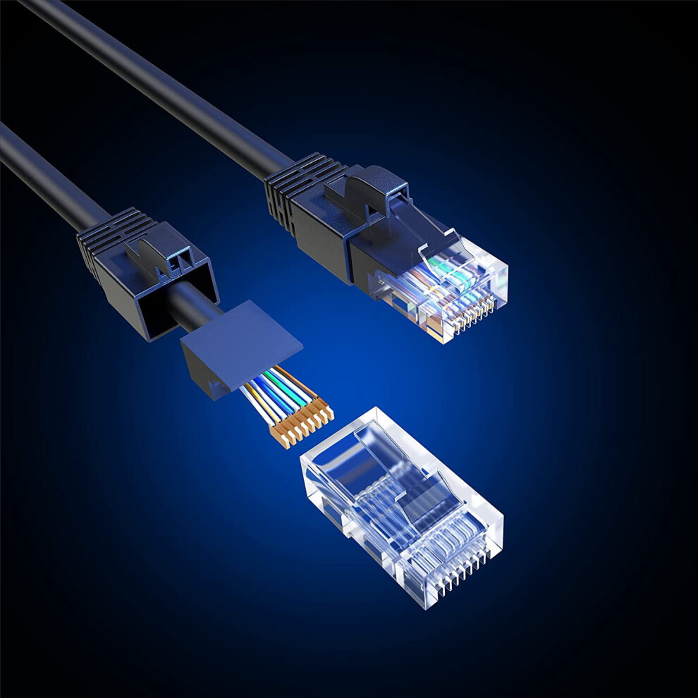 Ethernet Cable Cat6 Outdoor Waterproof 75 Ft 9336866022346