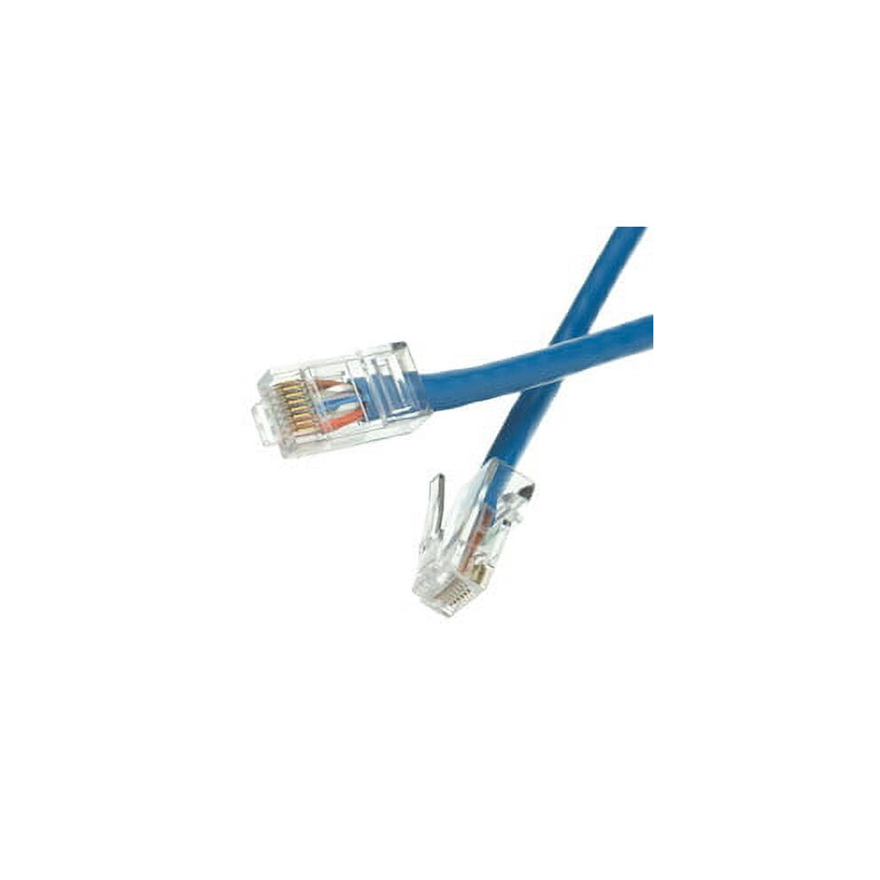 Cat5e Ethernet Patch Cable Copper 6 Ft Pack Of 2 Blue 9336866024722