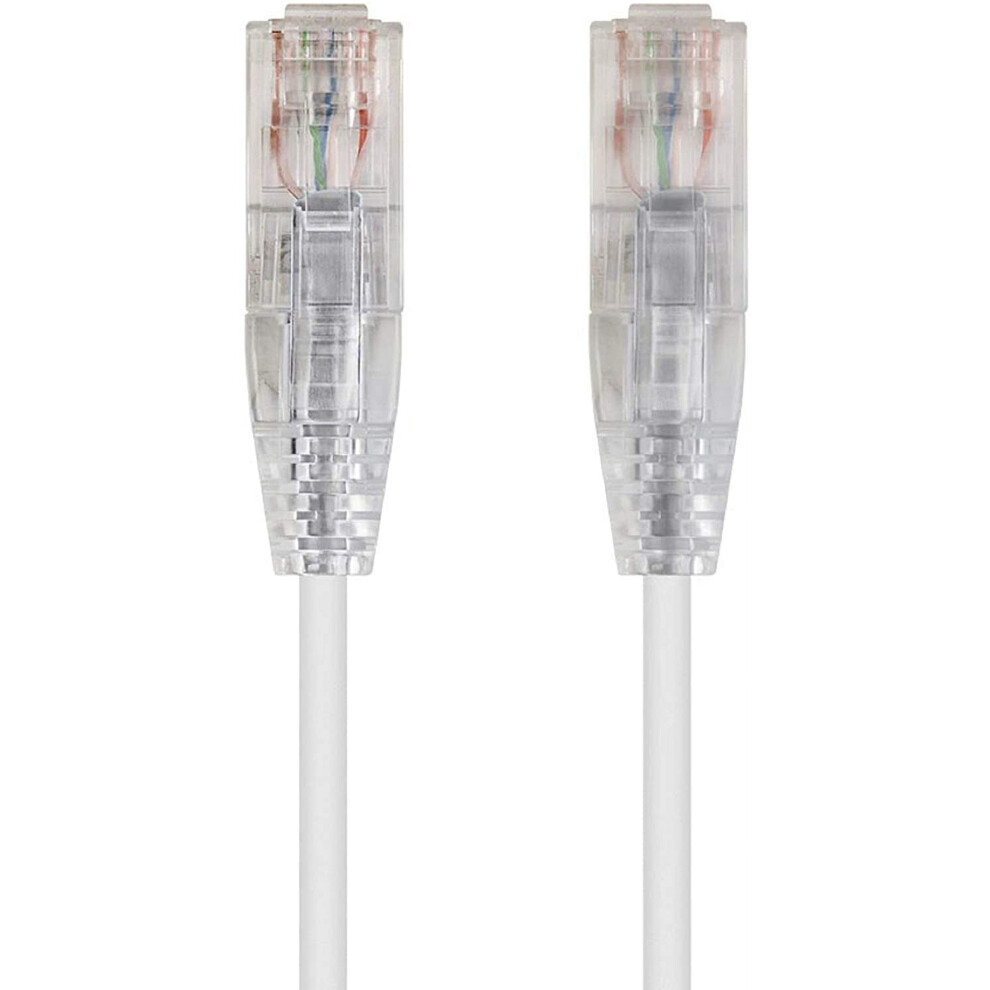 Cat6 Ethernet Patch Cable 25 Ft Snagless Rj45 White 9336866024906