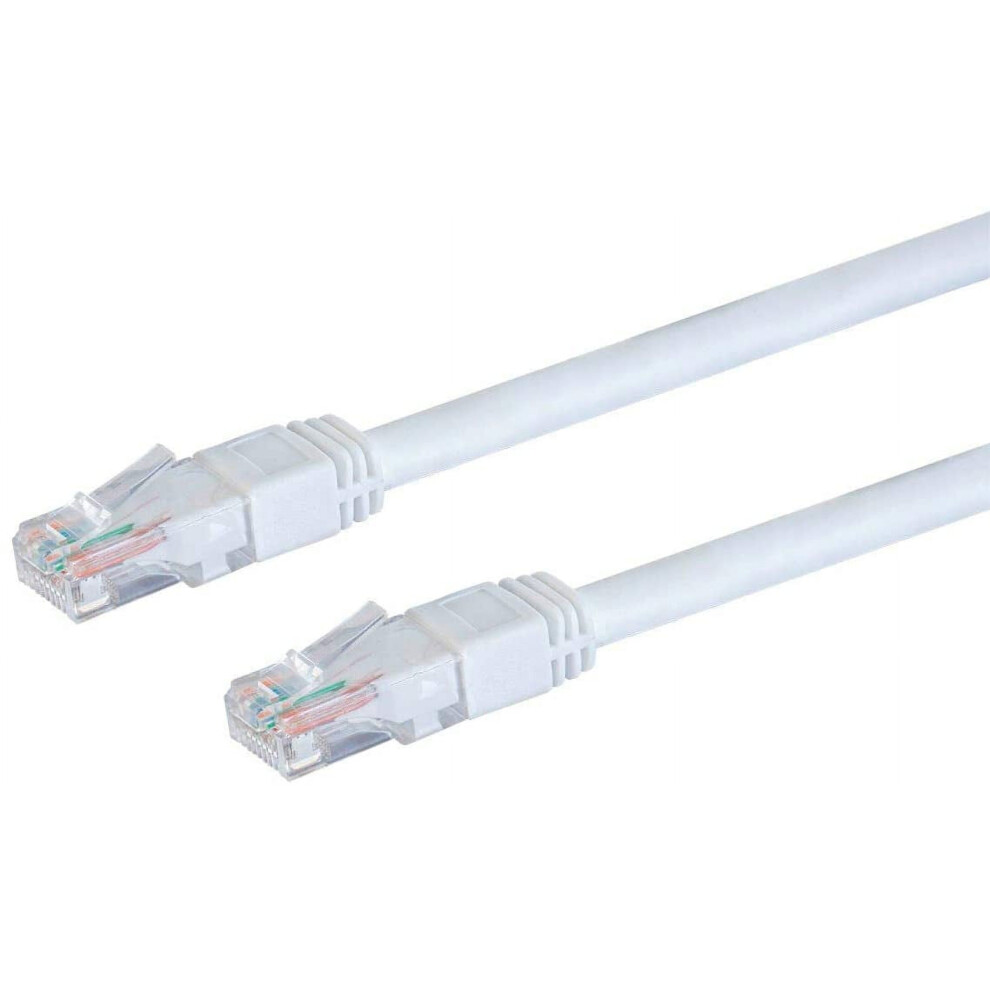 Cat6 Outdoor Ethernet Patch Cable 50 Ft White 9336866024708