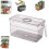 Giyblacko clear stackable kitchen storage baskets with 1