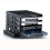 Suporte de Adaptador de 4 Baias 2,5 um 3,5 Polegadas Disco RíGido Caddy SSD Chassi Unidade de Montagem de Disco RíGido Baia Do Caddy 5