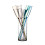 Floating Champagne Flutes Vintage Acrylic 6 pcs 2