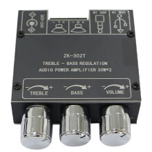 ZK-302T Digital Power Amplifier Module 2.0 Stereo Dual Channel 30W+30W with High & Low Tones