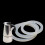 Hvite silikontetningsringer for kaffemaskiner, 5 stk. 5