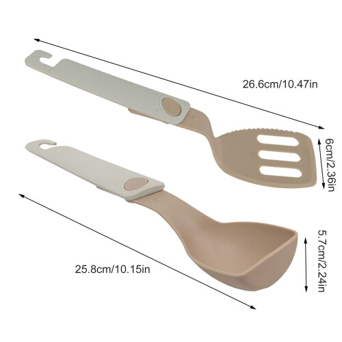 Ensemble de couverts de camping Giyblacko, ustensiles pliables et réutilisables 2