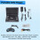 TV PortáTil de 7,8 Polegadas para Casa Carro Leitor de DVD HD VCD CD MP3 HD EVD Player com TV / FM / USB / FunçãO de Jogo - Plugue UE 7