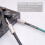 Gitarrinstrumentkabel Elgitarrsladd 6,35 mm Mono Plug Connect-Kabel för Gitarrbastrumma Ljudenhet, 3 Meter 7