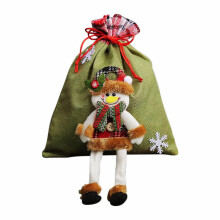 Giyblacko Carta da regalo natalizia Sacchetti regalo natalizi con coulisse Sacchetti per caramelle natalizie Zaino di Babbo Natale per bomboniere di