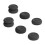6pcs Thumb Stick Grip Caps Non-Slip Handle Rocker Button Cap for  One Game Controller Accessories Black 1
