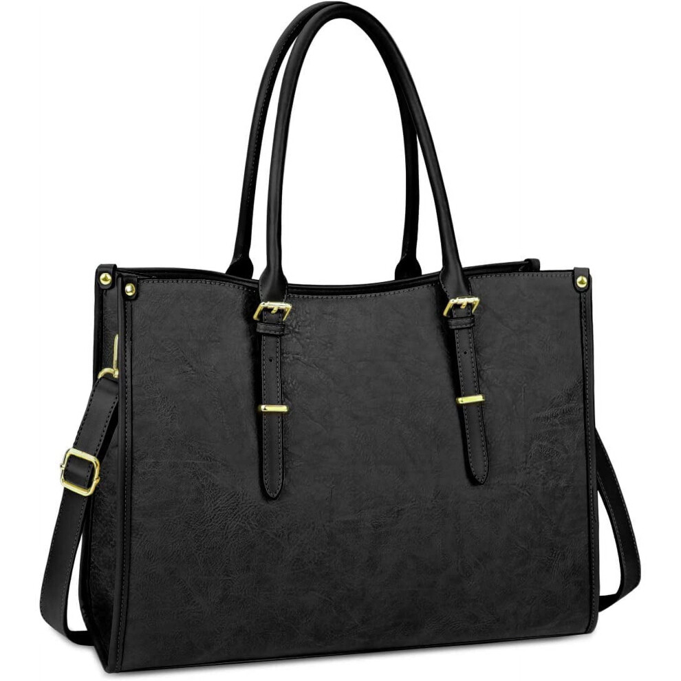 Laptop Bag 15.6 Inch Waterproof Leather Tote 917087799119