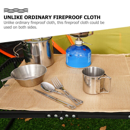 Outdoor carpet fire pit mat floor protector 1 pcs 2