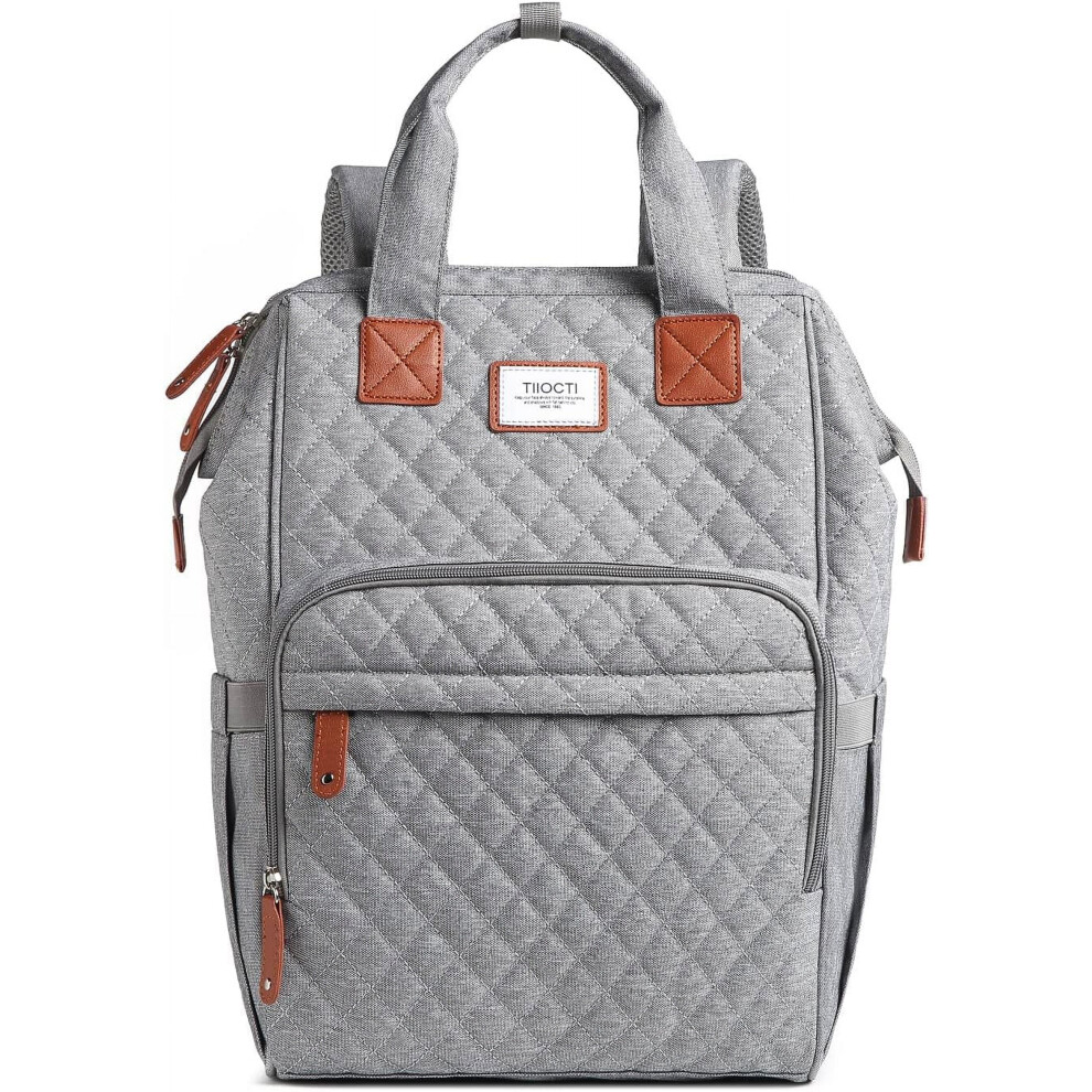 Women's Laptop Backpack 15.6 Inch Gray 917087799232