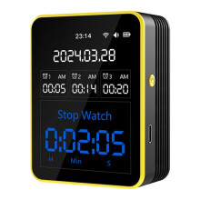 Tuya WiFi 15in1 Air Quality Detector Household Portable PM0.3 PM1.0 PM2.5 PM10 CO CO2 TVOC HCHO Tester Black