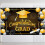 Congrats Grad Banner Black Gold 180x110cm 8
