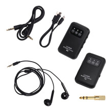 Draadloos In-Ear Monitoringsysteem Podiumweergave 2.4G Hoofdtelefoon Oplaadbare Zender, Ontvangerondersteuning Stereo Mono