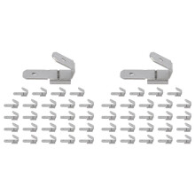 50 Stuks Dubbele Piggyback Spade-Connectoren, Vrouwelijke Mannelijke Quick Disconnect Piggyback Spade Crimp Terminals Assortiment Kit
