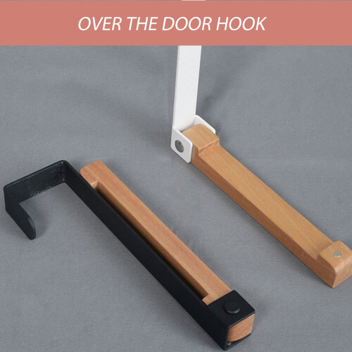 Towel Rack Door Hanger with Hooks 1 Pack 2
