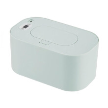 Draagbare Babydoekjesverwarmer 2-in-1 Verwarmde Handdoekdispenser Verwarmingsbox voor Thuis, Auto, Reisaccessoires, Blauw