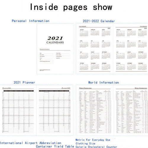 Giyblacko A5 planning notebook for back to school 1
