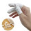 Anti-static latex finger cots white 10 pcs 1