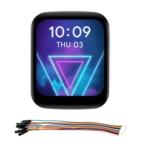 Módulo de Tela de Toque IPS com Tela Redonda de 1,69 Polegadas Micr-LCD 240x280 262K Monitor SPI e I2C para  para Raspberry Pi