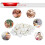 Uclet Finger Cuff500pc αντιστατικά γάντια μίας χρήσης από λάτεξ, λευκά καουτσούκ, για 3