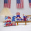 Ensemble de 2 centres de table patriotiques en bois 7