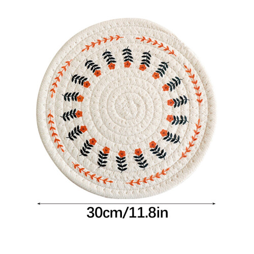 Linen woven thermal table mat for kitchen dining 1 pcs 1