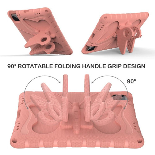 Capa Infantil para Tablet para  Pro 11 Polegadas 2024 Capa À Prova de Choque com Suporte em EVA Estojo com Suporte Roxo 2