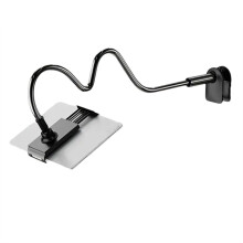Tablet Clip Grip Stand 360 Verstelbare Houder Flexibele Lange Arm Zwanenhals voor voor