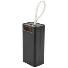 Caja de BateríA 21X18650, Caja de Banco de EnergíA Libre de Soldadura PD con Luz, Caja de Carga de BateríA 18650, Carcasa DIY PortáTil Desmontable