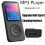 MP4 MP3  Player  Walkman Student Tela de 1,8 Polegadas 64G Plug Card Sports Music Player 7