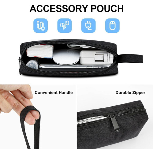 Capa protetora para laptop de 15,6 polegadas com vários bolsos para MacBook Pro de 15 e 16 polegadas. 1