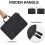 Capa protetora para laptop de 15,6 polegadas com vários bolsos para MacBook Pro de 15 e 16 polegadas. 3
