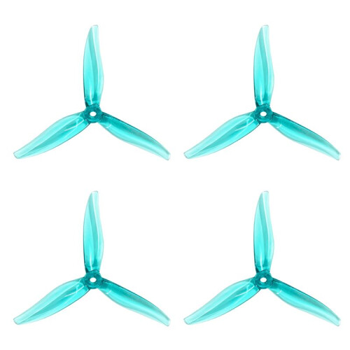 4 Peças 51377 Hélice de 5 Polegadas 3 Pás CW+CCW FPV Hélice para RC Drone FPV Racing Compatível com Motores 2207 D