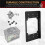 3.5 Inch Hard Disk Bracket 3 Layers Holder Desktop Computer Case HDD Expansion Support Bracket A 2