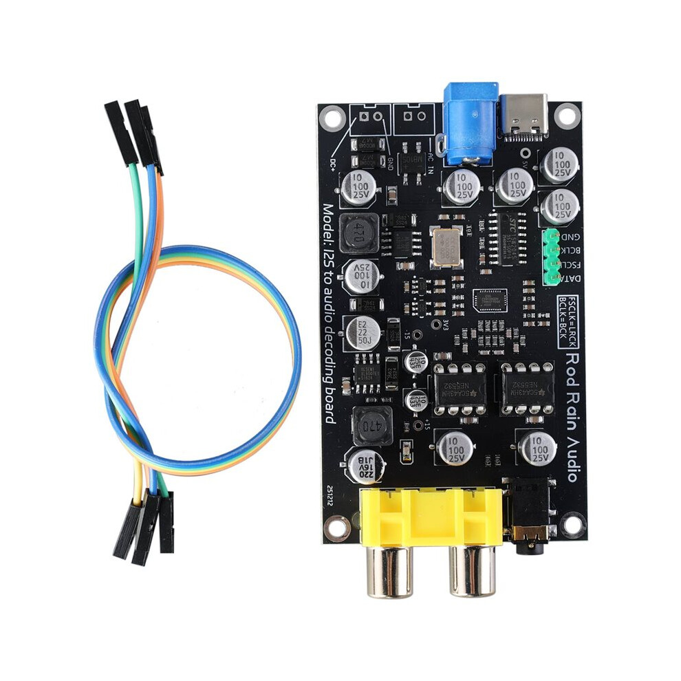 Hifi Es9038q2m I2s Decoder Board Dsd512 Upgrade Decoder For Dac Device Player 32Bit Es9038 4711832163462