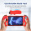 For  Ally Handheld Game Console All-Inclusive Silicone Protective Case Handheld Anti-Drop Protective Case,Red 1