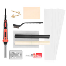 Soldering Iron Car Bumper Repair Plastic Welding Kit Leather Ironing Tool Smoothing Tool Belt Plastic Repair EU Plug