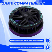 S18 Mobile Phone Cooling Radiator Magnetic Semiconductor Technology, Silent Operation Compatible with IOS & Android A