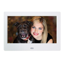 7 Inch HD Digital Photo Frame 800x480 LED Electronic Photo Album LCD Photo Frame with Remote Control-EU Plug B