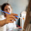 Flat Hook Line Brush for Kids DIY Painting 30PC 4