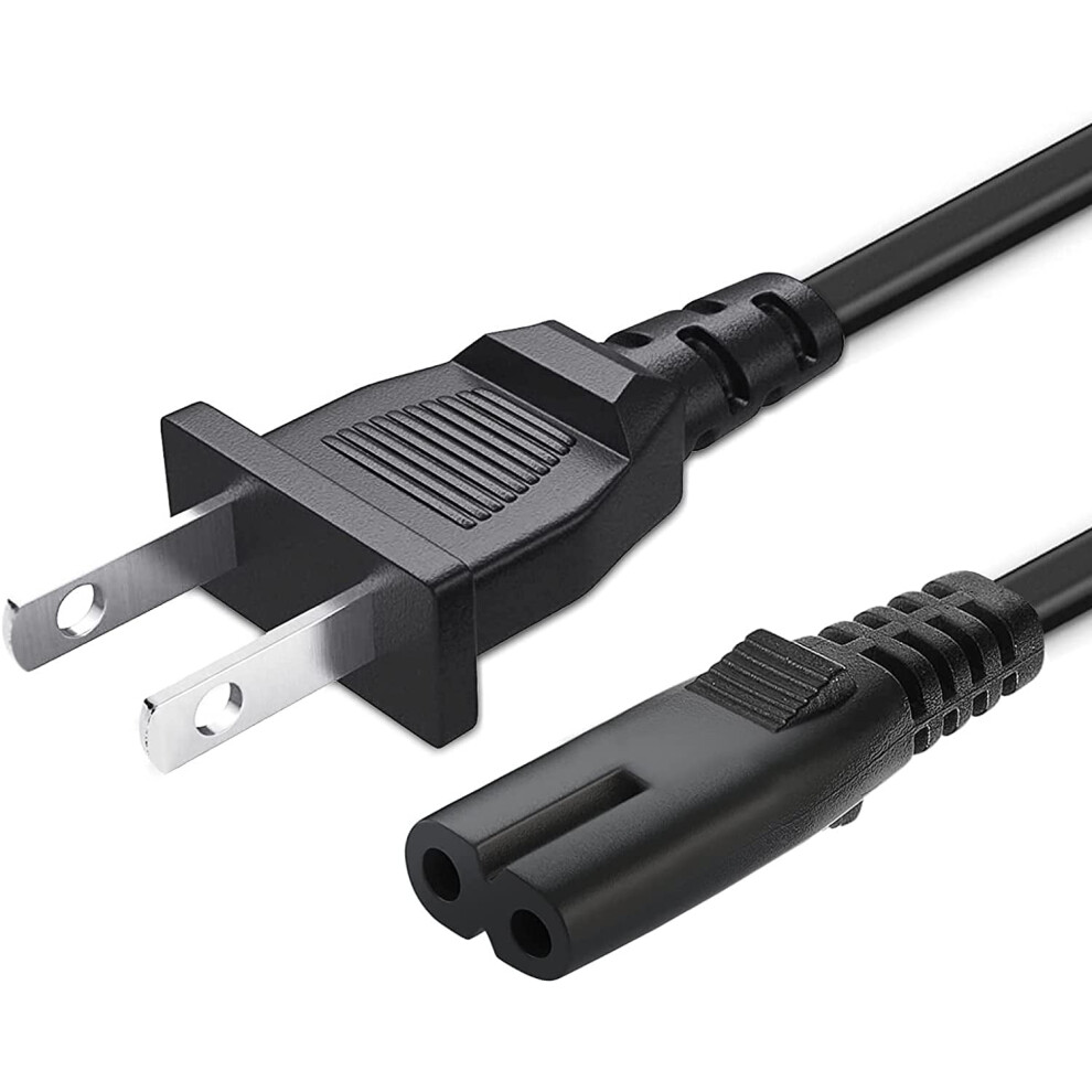 Ac Power Cord For Samsung 4K Smart Tv 2-Prong 9336866014525